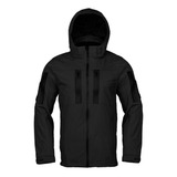 Jaqueta Invictus Rain 2 0 Impermeável Preta Tática Militar