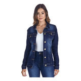 Jaqueta Jeans Azul Comfort