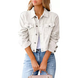 Jaqueta Jeans Colorida Para