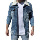 Jaqueta Jeans Com Detalhe
