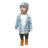 Jaqueta Jeans Com Elastano Bebê Menino