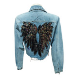 Jaqueta Jeans Feminina Asa
