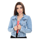 Jaqueta Jeans Feminina Casaco Feminino Blazer Parka Sobretud