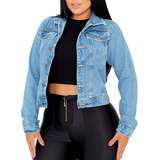 Jaqueta Jeans Feminina Clara