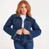Jaqueta Jeans Feminina Com Brilho Estilosa Premium