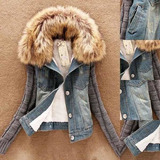 Jaqueta Jeans Feminina Com