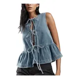 Jaqueta Jeans Feminina De