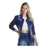 Jaqueta Jeans Feminina Destroyed Lycra Premium Lançamento