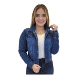 Jaqueta Jeans Feminina Destroyed