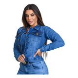 Jaqueta Jeans Feminina Lisa