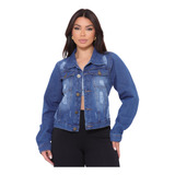 Jaqueta Jeans Feminina O