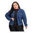 Jaqueta Jeans Feminina Plus Size Sem Lycra G1 Ao G4