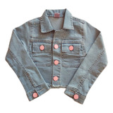 Jaqueta Jeans Infantil Brilho