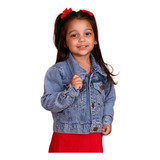 Jaqueta Jeans Infantil Juvenil Meninas Tamanhos 10 12 14 16