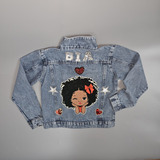 Jaqueta Jeans Infantil Menina
