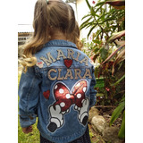 Jaqueta Jeans Infantil Menina