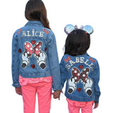 Jaqueta Jeans Infantil Menina