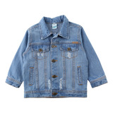 Jaqueta Jeans Infantil Menino