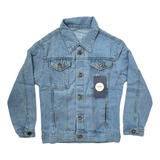 Jaqueta Jeans Juvenil Menino Com Lycra Tamanho 10 12 14 16