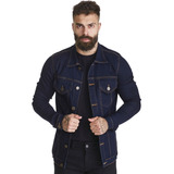 Jaqueta Jeans Masculina Azul