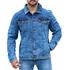 Jaqueta Jeans Masculina Casual Confortável Rowers