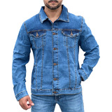 Jaqueta Jeans Masculina Casual Confortável Rowers