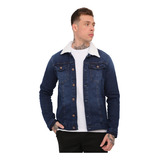 Jaqueta Jeans Masculina Com Pelinho 9023