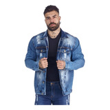 Jaqueta Jeans Masculina Destroyer