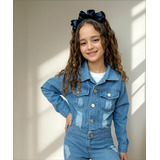Jaqueta Jeans Menina Crianca