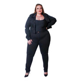 Jaqueta Jeans Plus Size