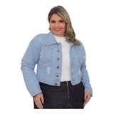 Jaqueta Jeans Plus Size