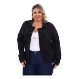 Jaqueta Jeans Plus Size