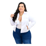 Jaqueta Jeans Plus Size