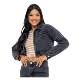 Jaqueta Jeans Rasgada Roupa