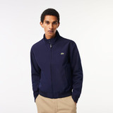 Jaqueta Lacoste Masculina Em Sarja Leve Resistente À Água