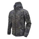 Jaqueta Masculina Camuflada Militar Sarja