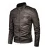 Jaqueta Masculina Couro Capuz -veludo- Pronta Entrega-t5