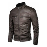 Jaqueta Masculina Couro Capuz