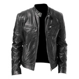 Jaqueta Masculina De Couro