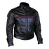 Jaqueta Masculina De Couro Motociclista 019 Vermelho