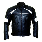 Jaqueta Masculina De Couro Motociclista 033 Prateado