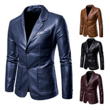 Jaqueta Masculina De Couro