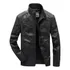 Jaqueta Masculina De Couro Slim Fit Importada Frio