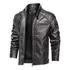 Jaqueta Masculina De Couro Slim Fit Oferta. Ref: 638