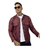 Jaqueta Masculina Em Courino