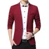 Jaqueta Masculina Slim Fit Casual Com Um Botão Blazer Casaco