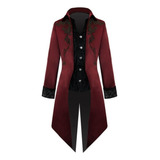 Jaqueta Masculina Vintage Casaco Gótico Vitoriano