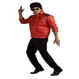 Jaqueta Michael Jackson Deluxe Com Z Per Vermelho Small