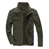 Jaqueta Militar Masculina De Algodão De Retrô Clássico