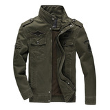 Jaqueta Militar Masculina De Algodão De Retrô Clássico